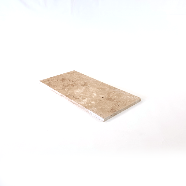 Carrelage travertin naturel beige rectangle